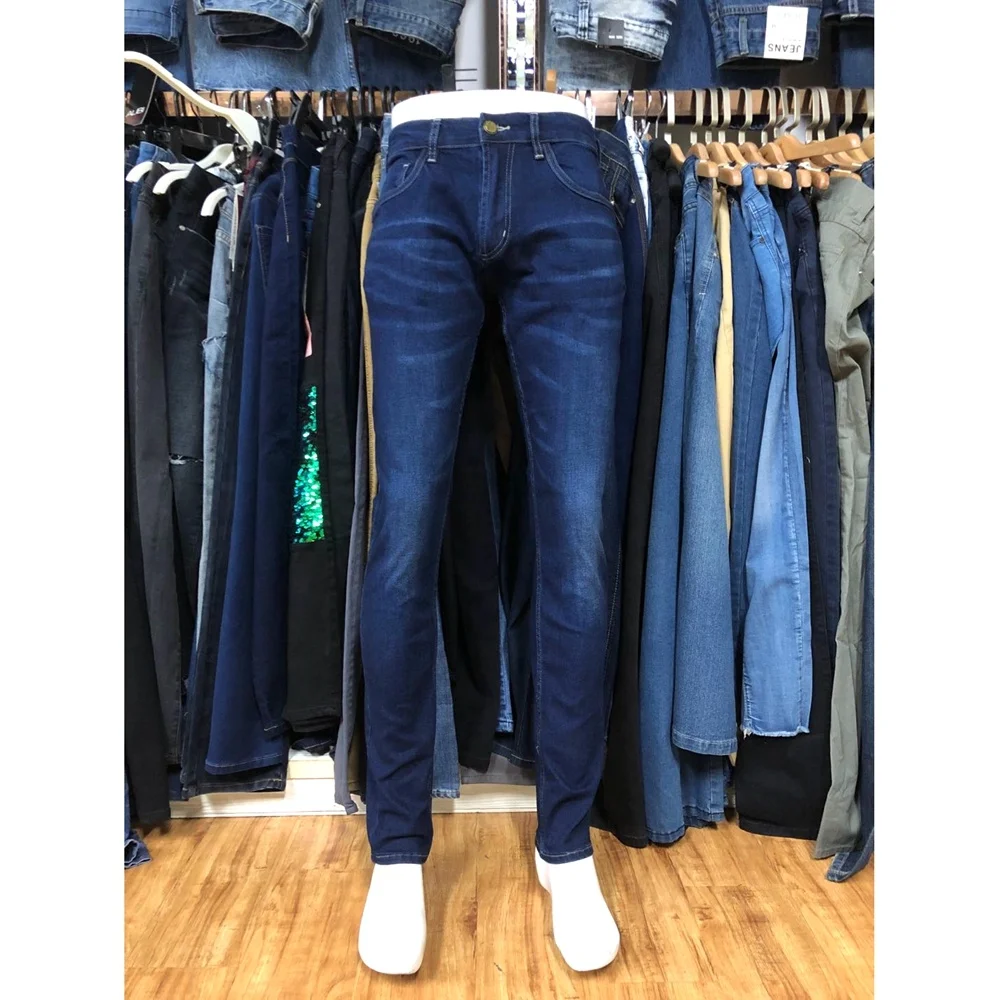 
GZY Stock lots narrow bottom skinny for men denim trousers pant jeans 