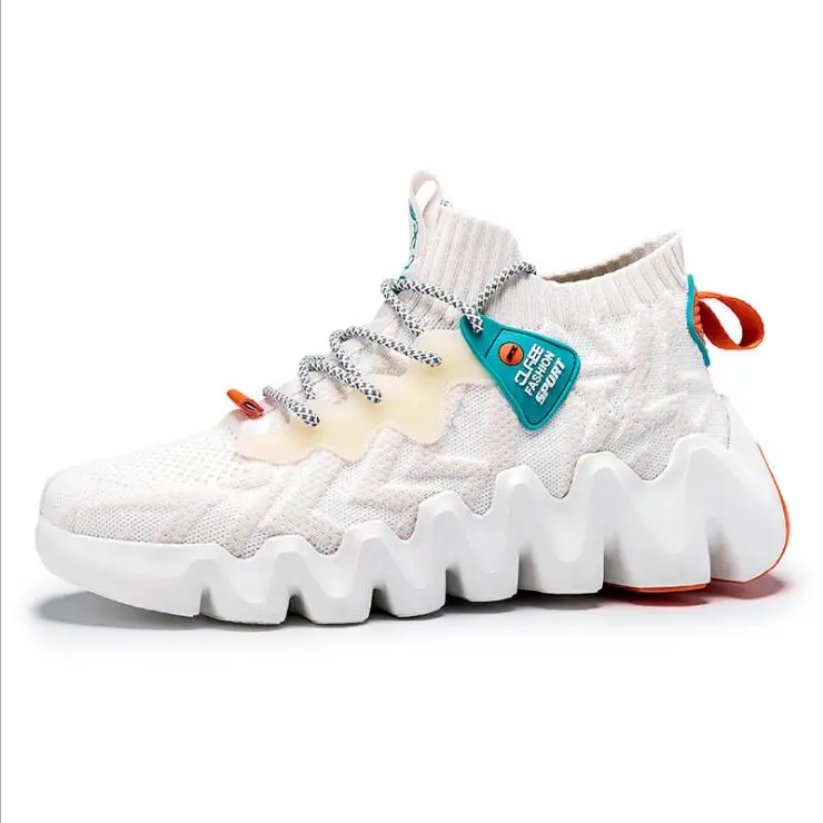 

2020 new HEBRON'Wave Reflex'X9X sneakers high quality super light non-slip comfortable men's sneakers, Black, white, beige