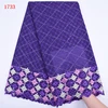 100% Cotton Materials High Class African Cord Lace With Stones Swiss Guipure Lace Fabric For Nigerian Wedding Dresses 1733