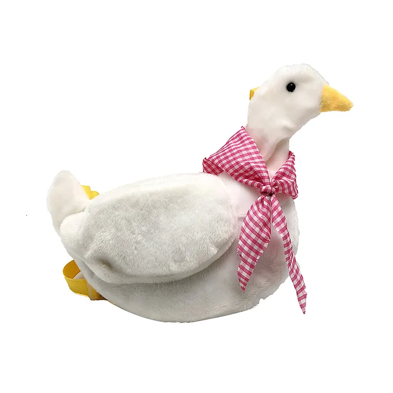 

wholesale duck kids bag cute Korean style fur crossbody bag, Pink