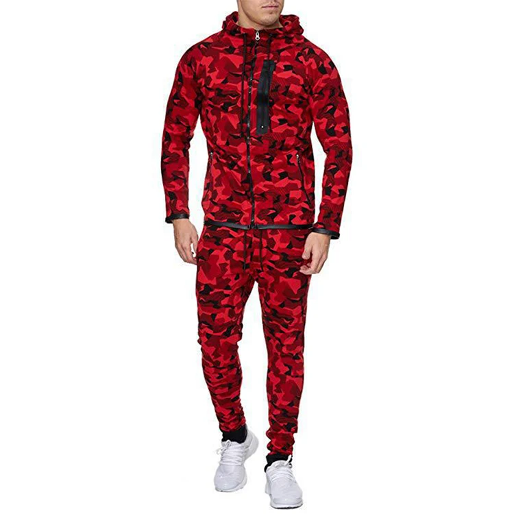 camo jogging suit