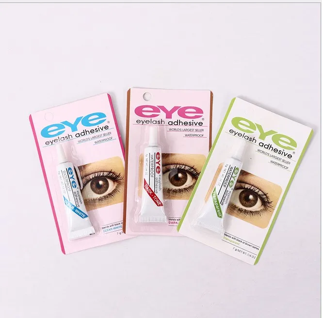 

1PCS Black /Clear False Eyelash Adhesive Super Sticky Multi-Purpose Glue Waterproof Makeup Stick Eye Makeup Tool, 3 colors