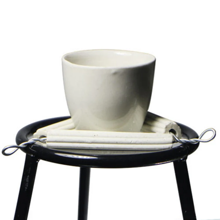
High temperature alumina combustion ceramic crucible 