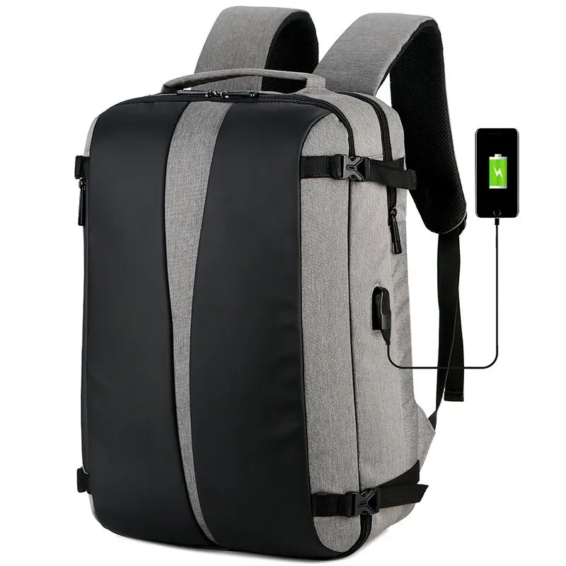 

China wholesaler waterproof anti theft laptop backpacks, Black