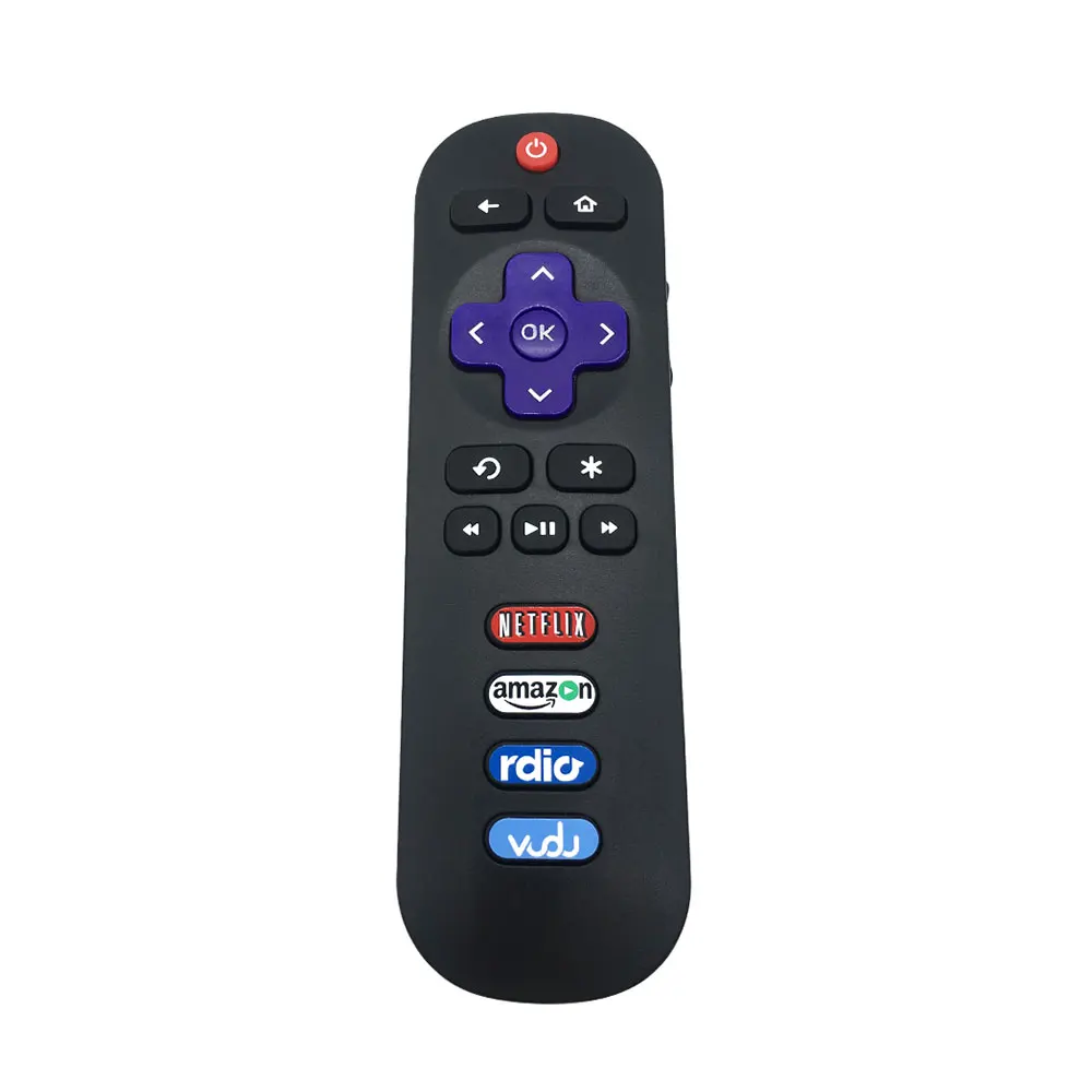 

Hot Sale ruko tcl tv Remote Control RC280 For TCL Roku Remote Control Netflix HBO Sling Hulu Vudu Key, Black color