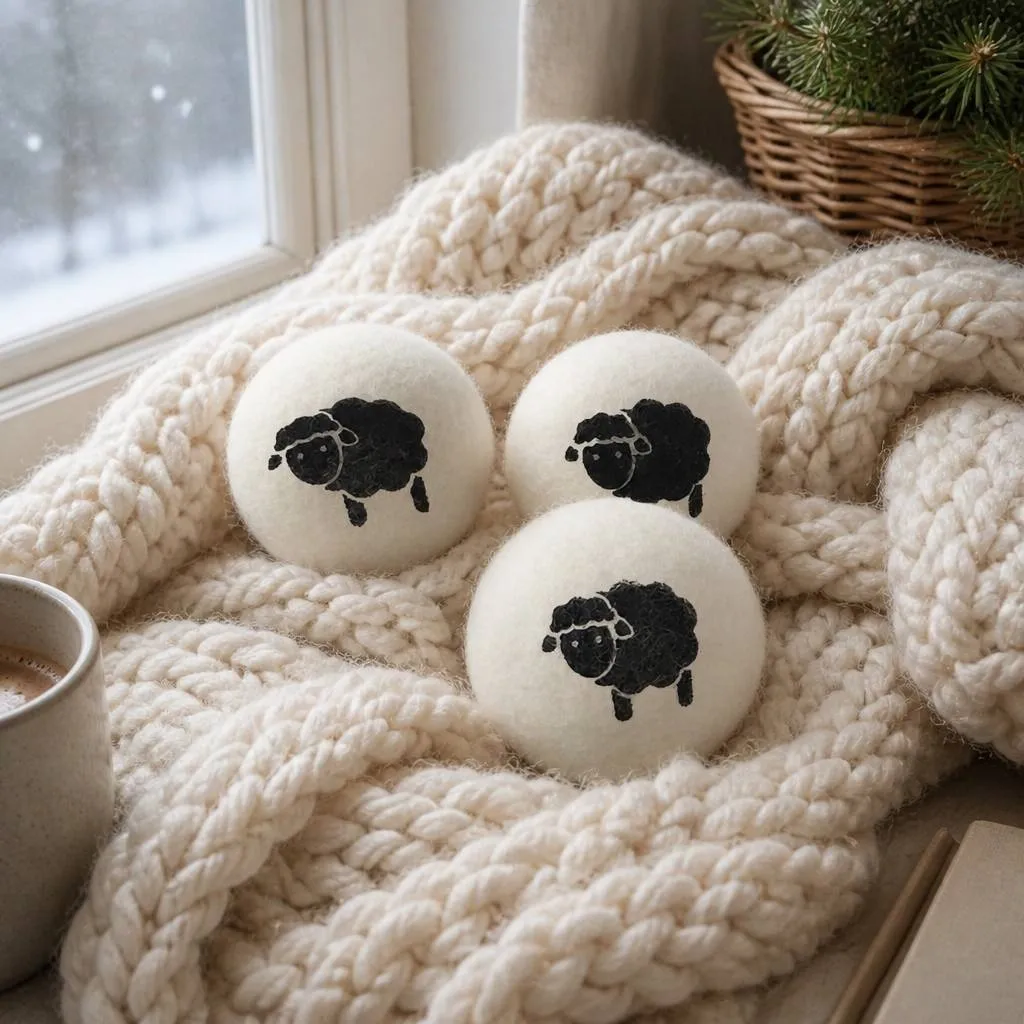 Cozy Winter Laundry Setting