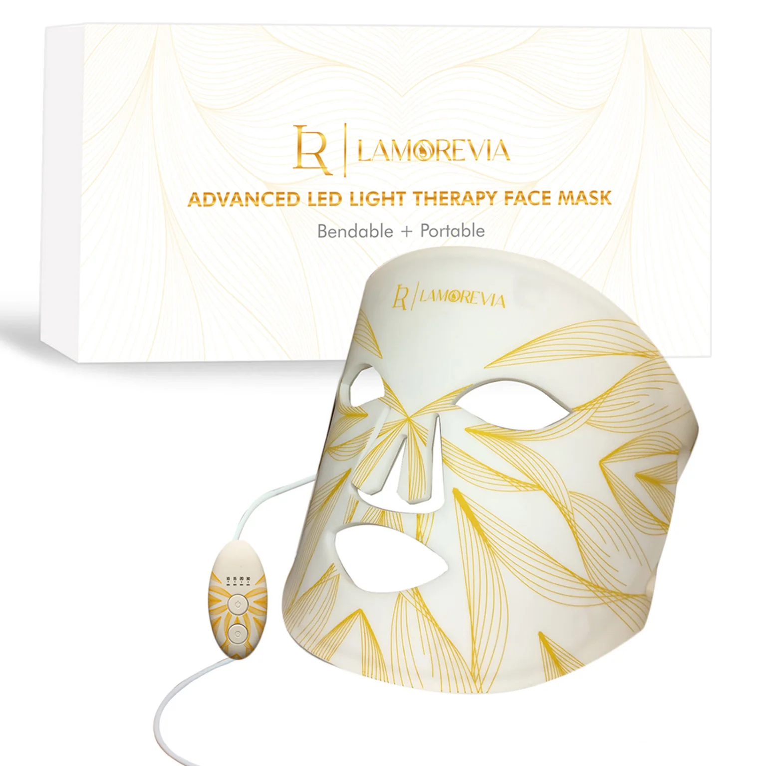 

LAMOREVIA LED beauty facial mask facial with led contour face mask led licht therapie gesichts maske pdt