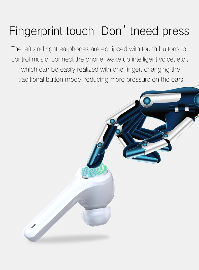 2020 Mini Blue tooth Ear Buds BT5.0 Waterproof True TWS Wireless Earbuds with Charging Case - ANKUX.COM