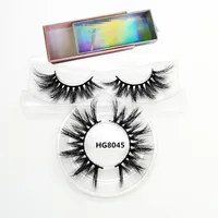 

Wholesale Top Quality 15 MM 20MM 25MM 3D Mink Eyelashes With Custom Packaging