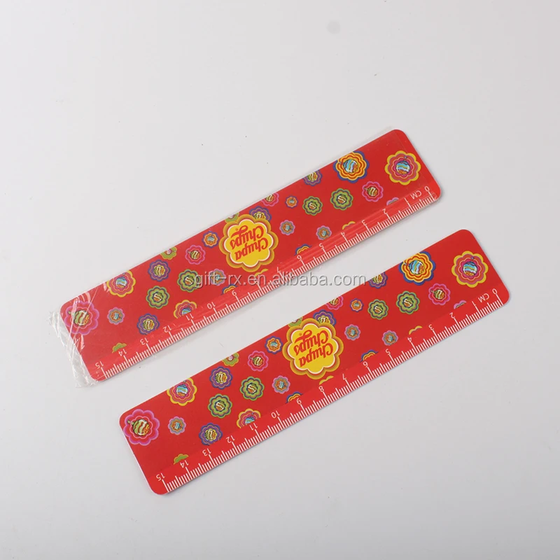 
BSCI Customized logo cheap 15cm plastic flexible ruler 