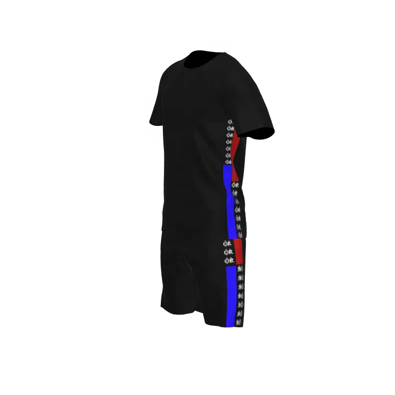 

Custom Men Fitted t shirt and Shorts for Leisure Fashion Wear Print your logo, Customized cmyk color