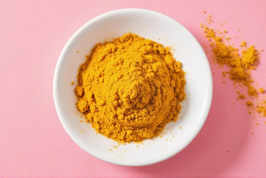 Spices in bowls showing color differences