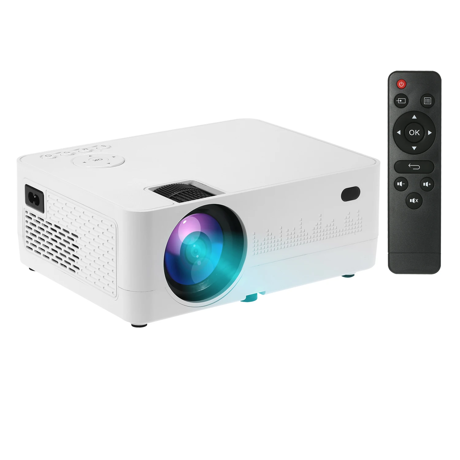 

FREE SHIPPING BP-M480 Portable Home Theater LED Projector 1080P Supported 140 Inch Display Built-in Speaker