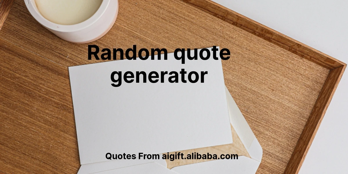 random quote generator