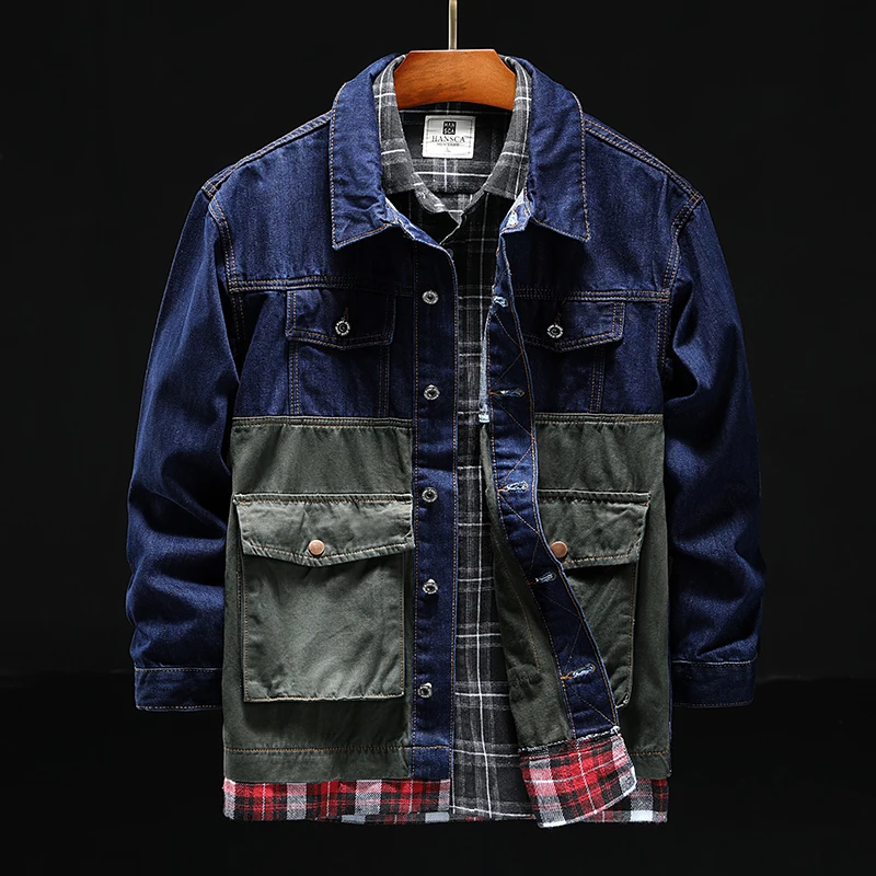 

2020 New Spring Autumn Winter design Denim Jackets Street wear Motorcycle Men Jeans Jackets