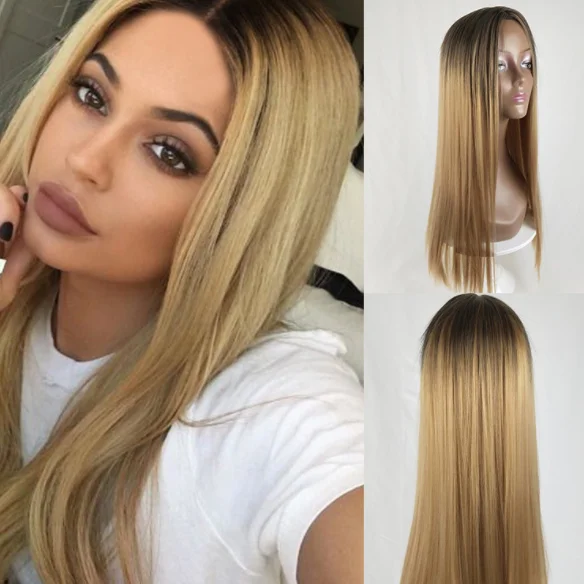 

Manufacturer Direct Wholesale Synthetic Natural Wigs Popular Style Fashion Woman Wig Long Straight Hair Vendor, As pic