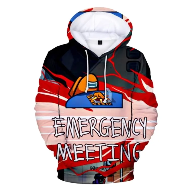 

2020 fall new game digital printing casual fashion men's and women's pullover hoodie sweater