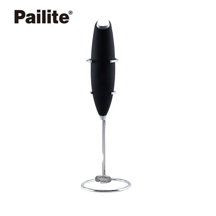 Automatic Handheld Hand Electric Milk Frother With Stand
