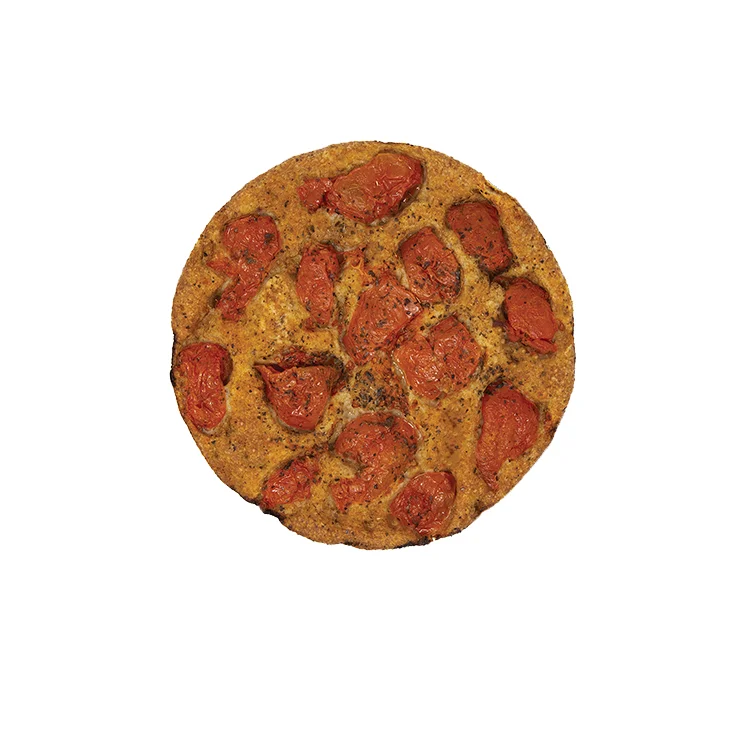 
700g mutil-cereal flour frozen Apulian focaccia with extra virgin olive oil and fresh tomatoes 