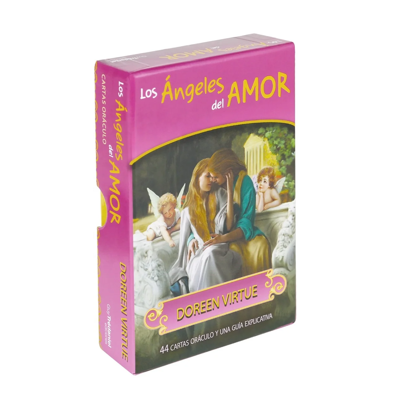 

1 Box Set los Angeles del Amor Tarot Family Kids Table Board Games Custom Printing Spanish Tarot Cards Deck, Customized color