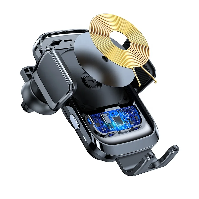 

2020 new arrvial Wireless Car Charger 15W Car Phone Holder Car Wireless Charger Mobile Holder