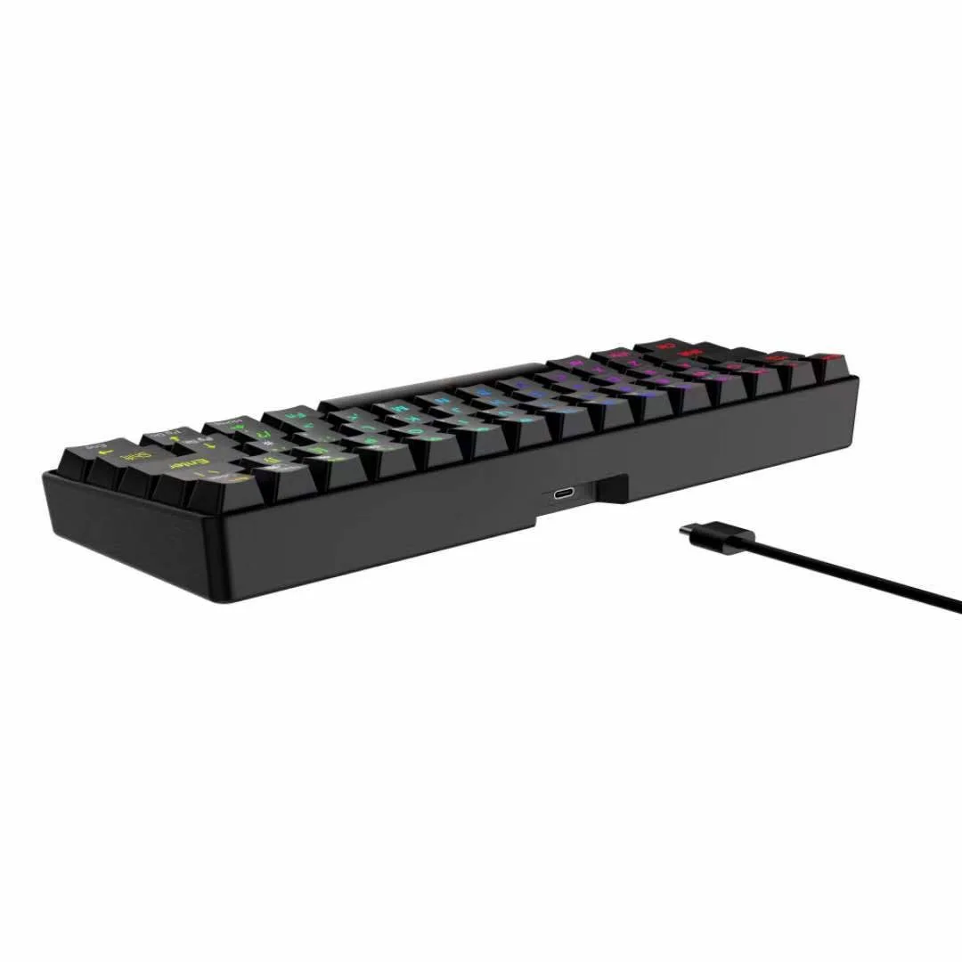 

Mini 61 keys Wired and 2.4G Wireless dual mode gaming mechanical keyboard