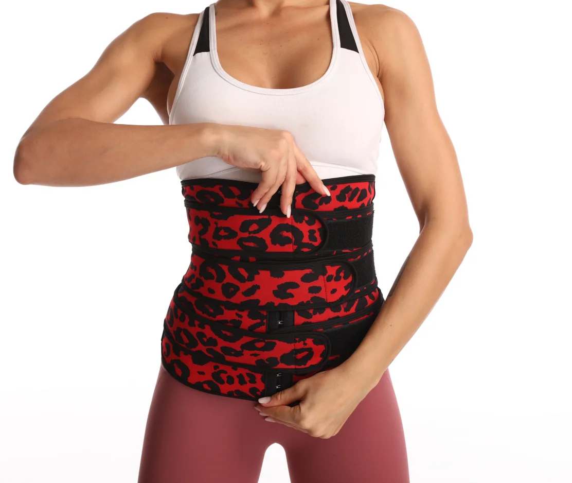 

Maikete Leopard Print Neoprene Women Waist Trainer, Customized color