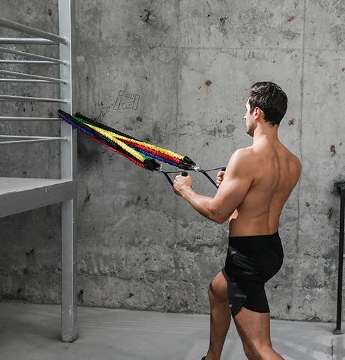 

Wholesale 11Pcs Bodybuilding Training Resistance Bands Power Fitness Unsex Exercise Bands At home And Gym