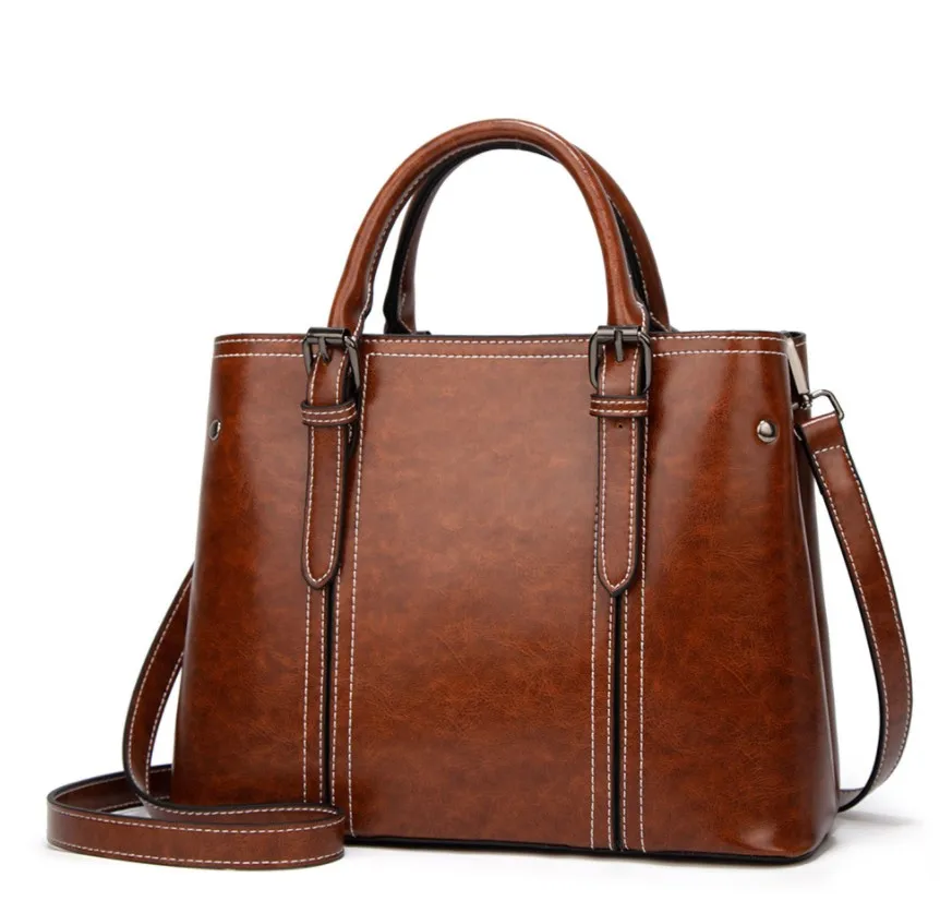 

Waterproof PU leather Minimalism Women Handbags, Shoulder Messenger Bag