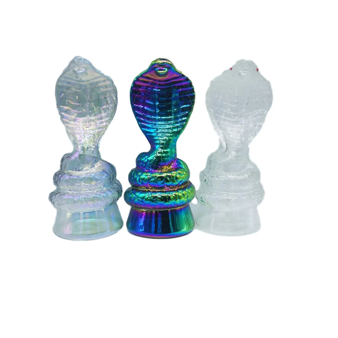 

2021 New Design Snake Shisha Bowls Set Hookahs Glass Ice Bowl for Arabian Shisha, Colorful