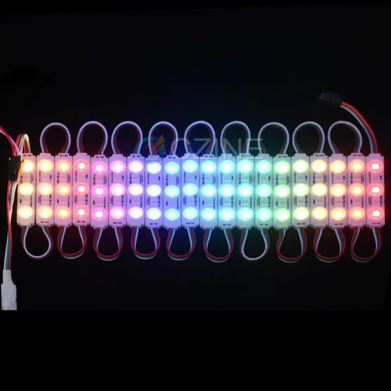 Highlight Rainbow Colors Injection Remote Control Rainbow Colors Rgb Full Color 1 Ip65 Addressable Ws2811 Pixel Light Led Module