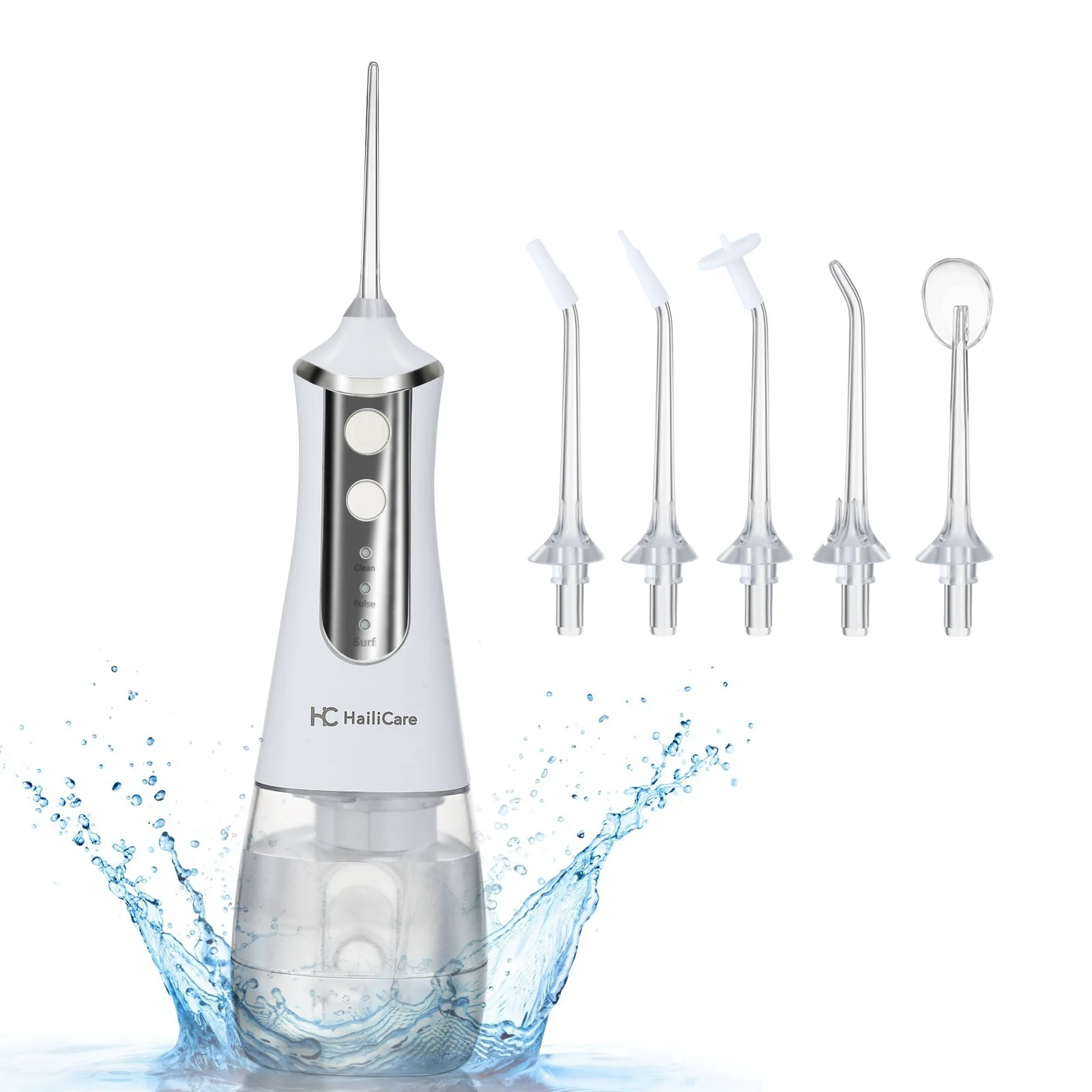 

Dental care oral irrigator dental irrigator oral irrigator dental water flosser device, Black, white, pink