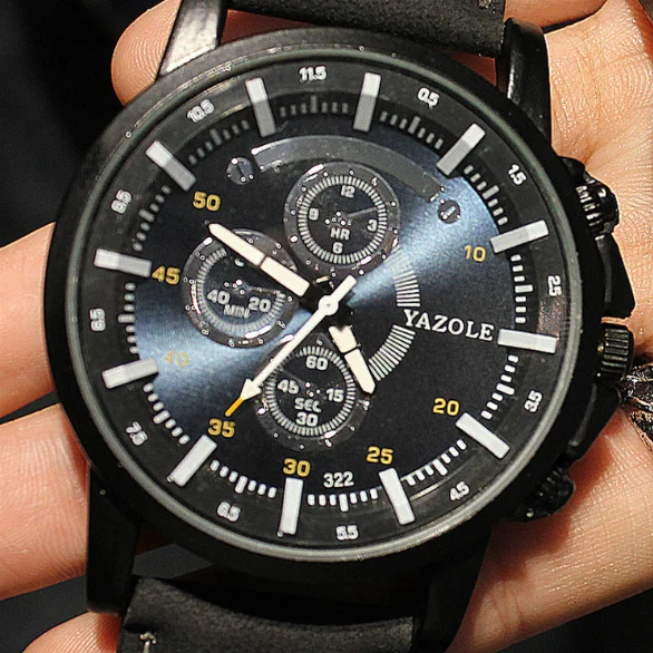 

YAZOLE D 322 Hot Sale Unique Design China Special Oracle Dial Scale Design Quality Hot China Factory Wristwatch Vintage Watch