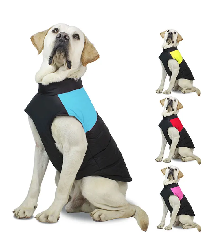 

S-5XL Warm Cold Weather Rainproof Windproof Winter Dog Thick Coat Vest Dog Snow Jacket