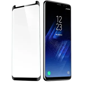 3D Curved 9H Hardness  tempered glass screen protector for Samsung Galaxy S9 with package