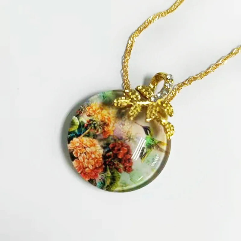

Personalized Fashion Engagement Gift Mix and Match Flower and Bird Necklace N493