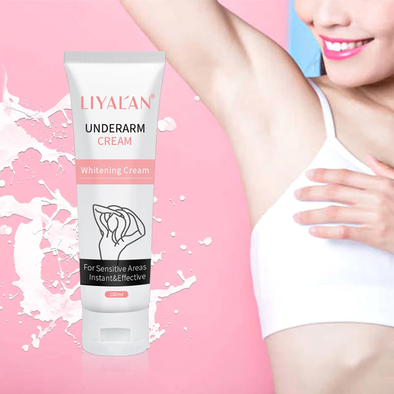

Amazon Hot Sell Body Armpit Sensitive Areas Whitening Lotion Bleaching Cream For Dark Skin Underarm Whitening Cream