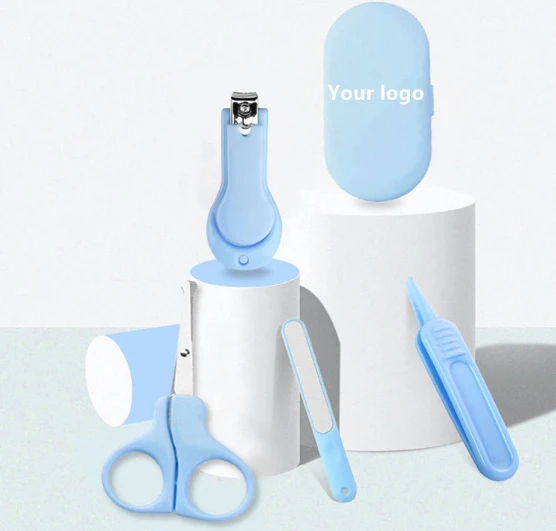 

Wholesale Custom Baby Nail Care Kit New Born Nail clipper Baby Grooming Kit, Customized color