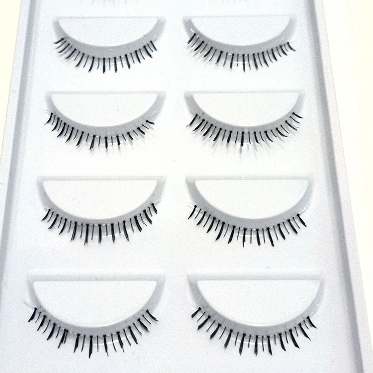 

Funtoninght fast shipping individual eyelash extensions 4 pairs other eyelashes lower eyelash packaging box custom for girls