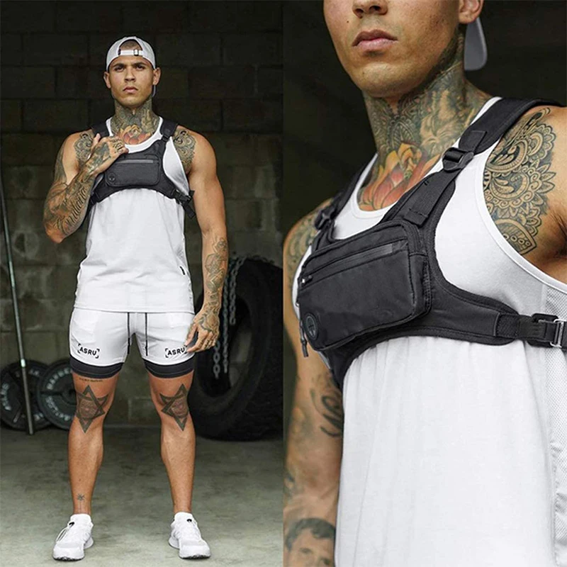 Fashion Custom Tactical Chest Pouch Waist Harness Bag supplier
