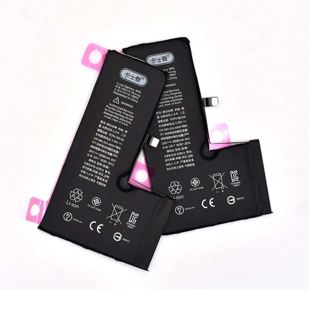 

Phone Battery For 6 6S 7 8 Plus iPhone X SE XR XS MAX 6plus 7plus 8plus 4s Replacement Bateria For iPhone7 iPhone xs 2658mah