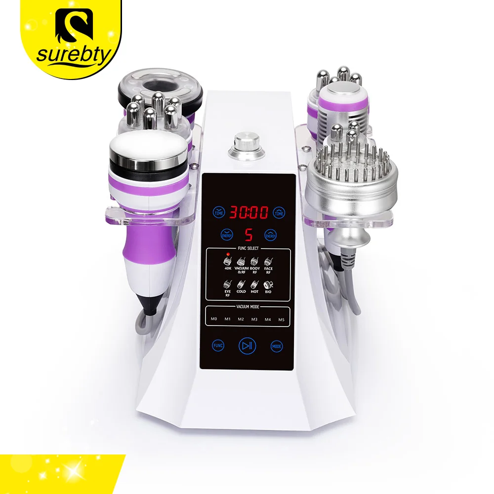 

7in1 Beauty Spa Machine 40K Cavitation Fat Reduce Vacuum RF Slimming Beauty Salon And BIO LED Light Face Skin Care