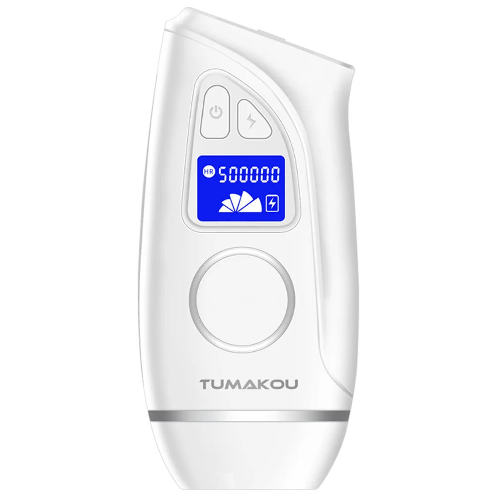 

TUMAKOU Home Use Professional Painless Laser IPL Hair Removal Machine for Face Leg Bikini Line Body 500,000 Flashes Handset Shr