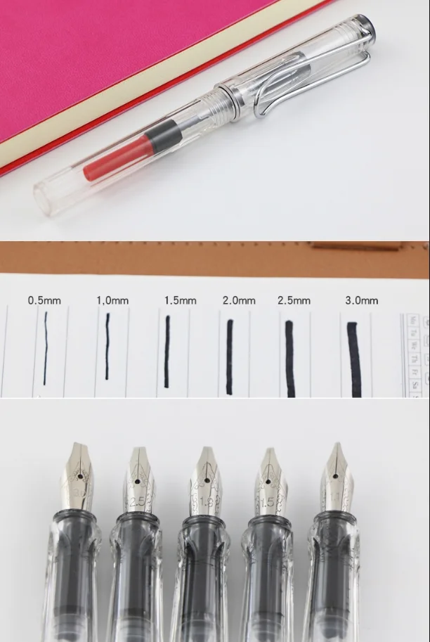 Artist's English Arabic Calligraphy Goth Art Font Fountain Pen Plastic