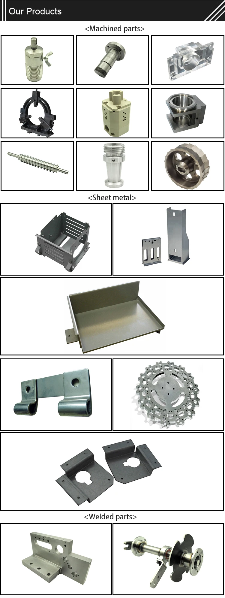 OEM custom high demand generator parts CNC machining for mining machinery service