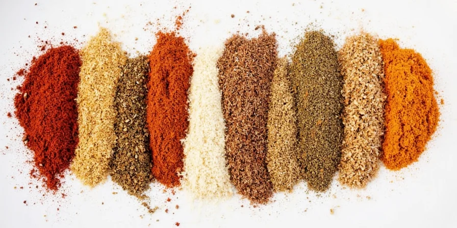 Diagram showing how spices enhance umami in food