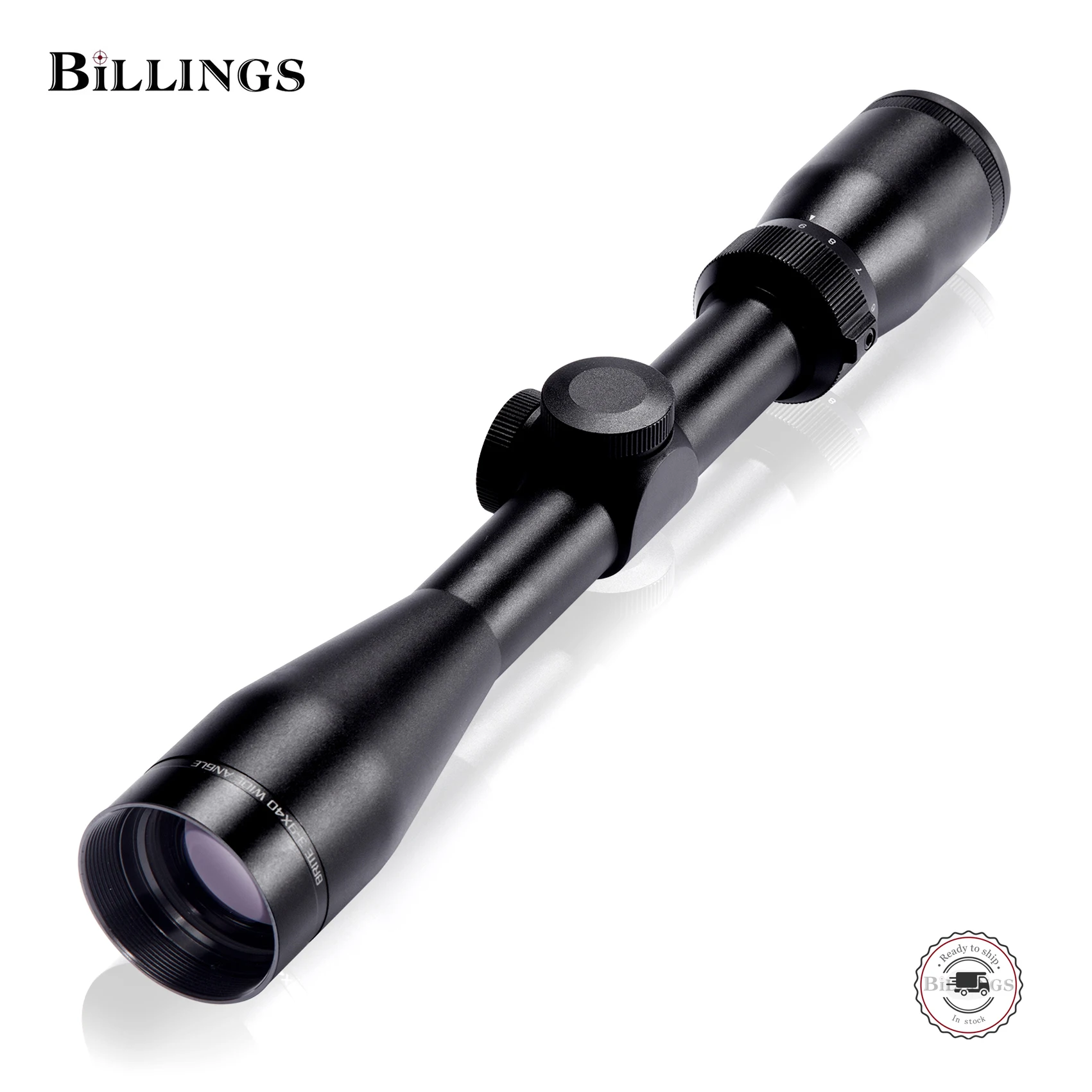 

1" Tube Wide Angle Outdoor Hunting Optical Product 3-9x40 Riflescope, Matte black