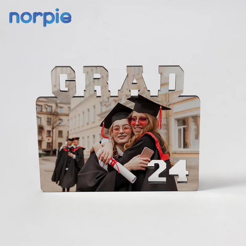 

New Product Ideas Wholesale 2024 GRAD Gratitude Graduation Anniversary Sublimation Photo Frames