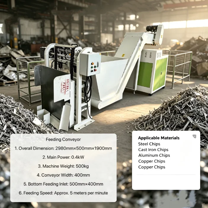 Hydraulic Metal Briquetting Press Machine for Steel Aluminum Copper Scrap Metal Block Baling and Recycling
