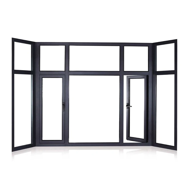 

aluminium casement window material price 4 bar hinge aluminum profile casement windows for nigeria